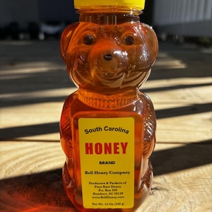 South Carolina Wildflower Honey – Raw & Unfiltered, 12oz Jar, Local Artisan Sweetener, Pure Organic Taste