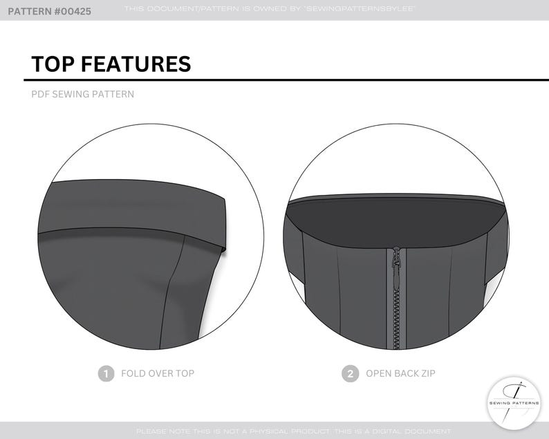 Strapless korset topje naaipatroon bustier lijfje met open ritssluiting op maat gemaakte dart digitale download afbeelding 3