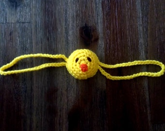 Easter Chick Nose Warmer, Crochet Nose Warmer, Nose Hat, Easter Gift, Gag Gift