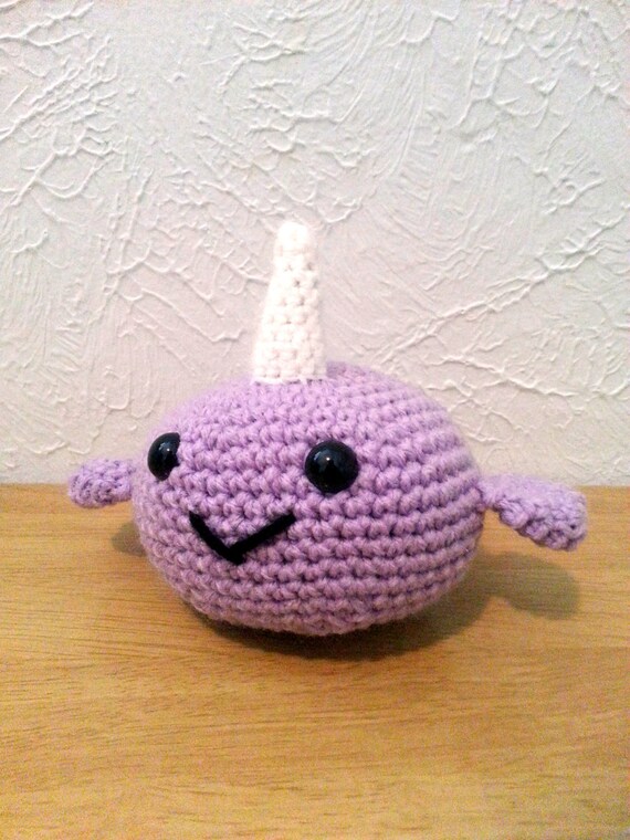 purple narwhal stuffed animal