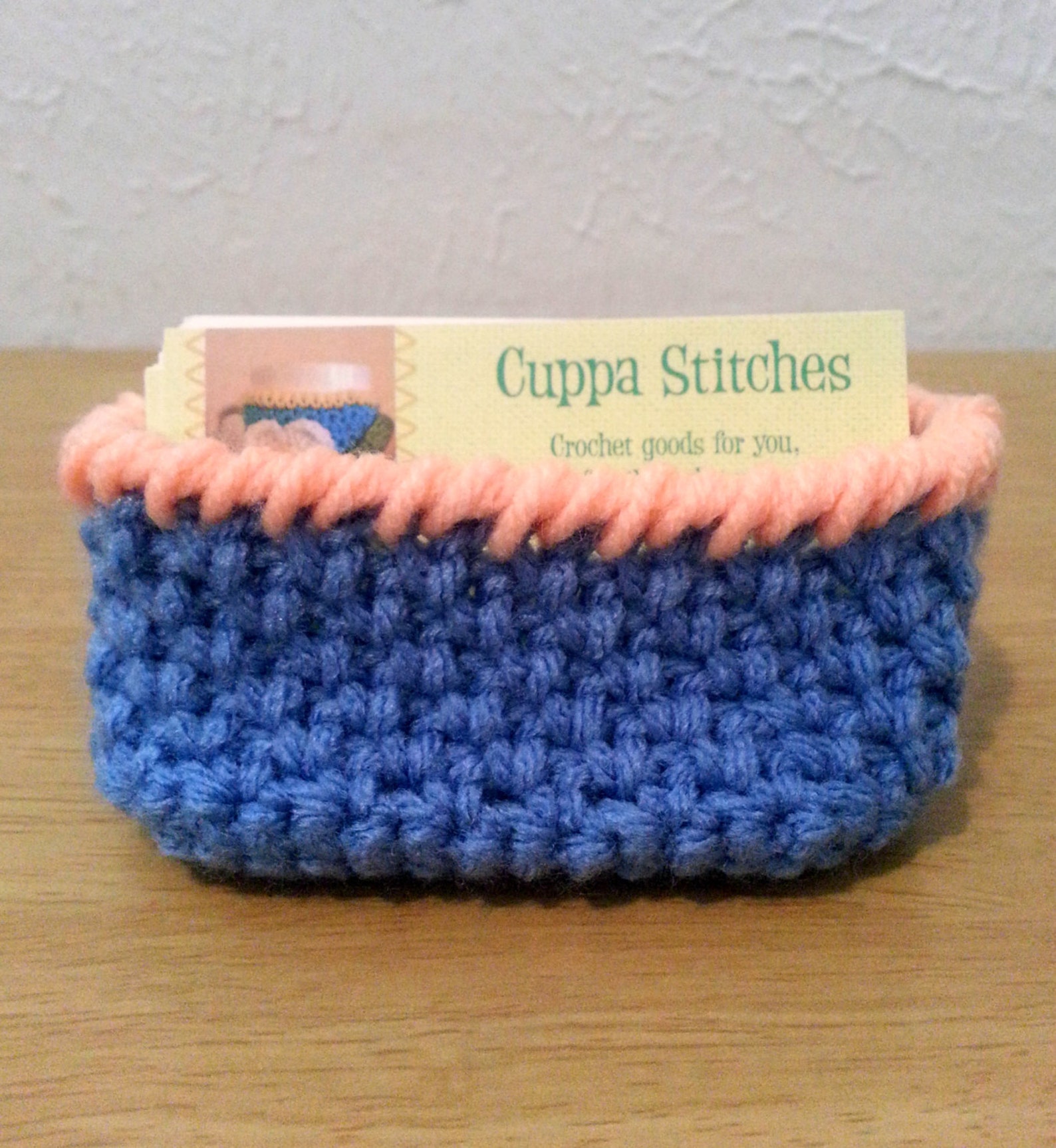 Business Card Holder Crochet Box Craft Fair Supply Business Etsy