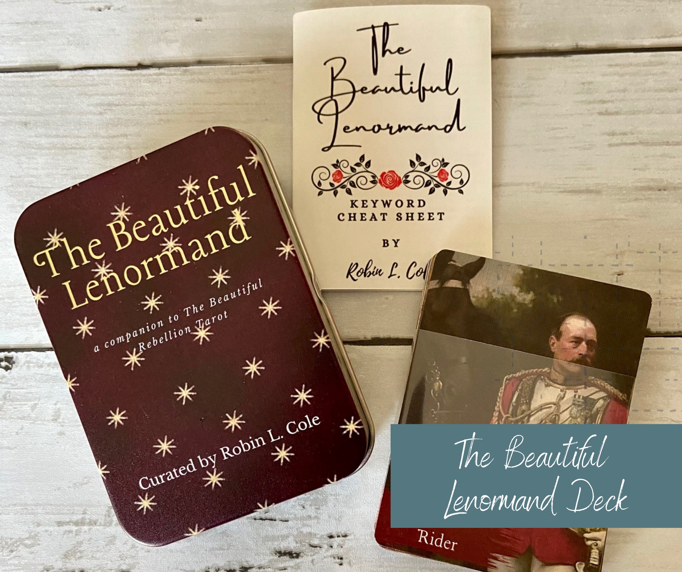 The Beautiful Lenormand Deck matches the Beautiful Rebellion - Etsy
