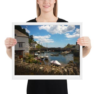 Polperro Cornwall Print – Coastal Wall Art, Seaside Photography, Cornwall Landscape