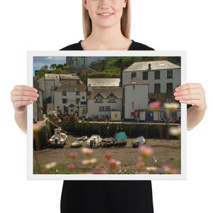 Polperro Cornwall Coastal Print - Scenic Seaside Photography Wall Art