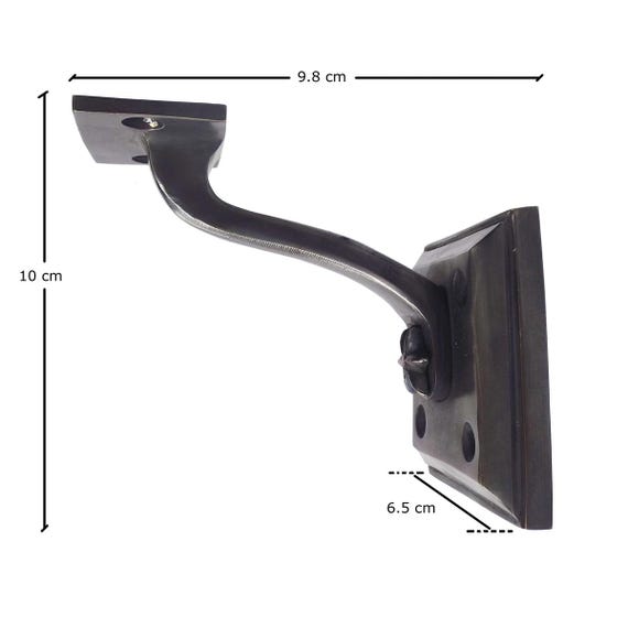 8 Supports De Main Courante En Laiton Massif – Style Traditionnel, Solides
