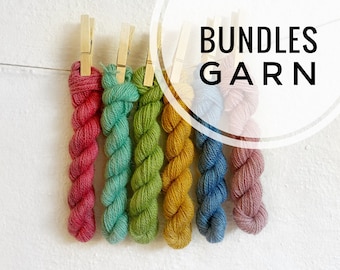 GARN bundles - Make Magic handdyed sustainable yarn - miniskeins 20g