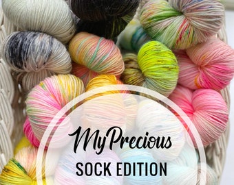 MyPrecious Sock Edition – Handgefärbtes Fingergarn aus Wolle und Nylon – 100 g, 400 m