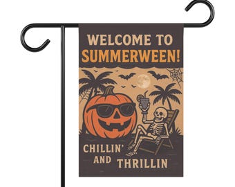 Summerween Garden Flag: Spooky Summer Outdoor Decor