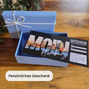 Reisegutschein für eine Reise oder Wochenendtrip nach Hamburg