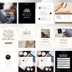 Kit de branding DIY: Paquete de plantillas para redes sociales (Canva)