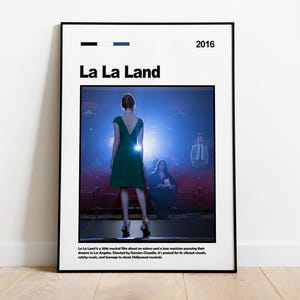 La La Land, La La Land Movie,  La La Land Movie Poster, La La Land Wall Art, Minimalist Poster, Home Decor, Retro Movie Print