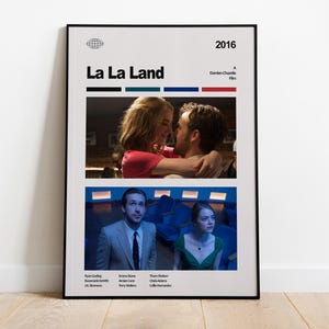 La La Land, La La Land Movie,  La La Land Movie Poster, La La Land Wall Art, Minimalist Poster, Home Decor, Retro Movie Print