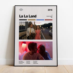 La La Land, La La Land Movie,  La La Land Movie Poster, La La Land Wall Art, Minimalist Poster, Home Decor, Retro Movie Print