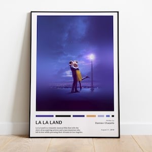 La La Land, La La Land Movie,  La La Land Movie Poster, La La Land Wall Art, Minimalist Poster, Home Decor, Retro Movie Print