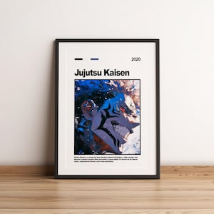 Anime Jujutsu Kaisen Canvas Print, Ready to Hang, Framed Wall Art, Home Decor, Jujutsu Kaisen, Jujutsu Kaisen Poster, Anime Gift
