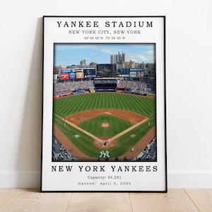 Yankees, Yankees Poster, New York Yankees, Yankee Stadion, Yankees Wandkunst, Baseball Stadion, Baseball Geschenk, Stadion Dekor, Sport Poster
