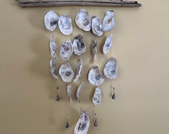 Oyster Shell and Driftwood Windchime