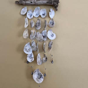 Oyster Shell and Driftwood Windchime