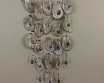 Oyster Shell and Driftwood Windchime