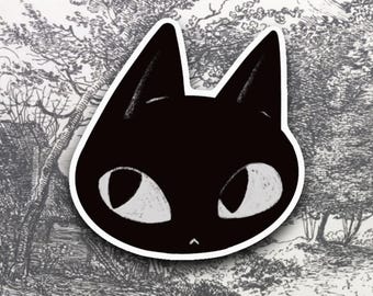 Black Cat Sticker
