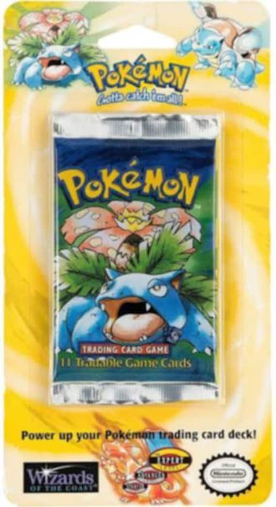 original 1999 pokemon booster packs BOX FRESH - 1999 Pokemon Base Set Unlimited Booster Pack | FACTORY SEALED | WOTC