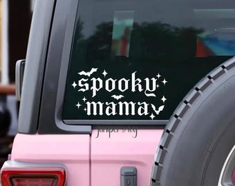 Spooky mama vinyl decal