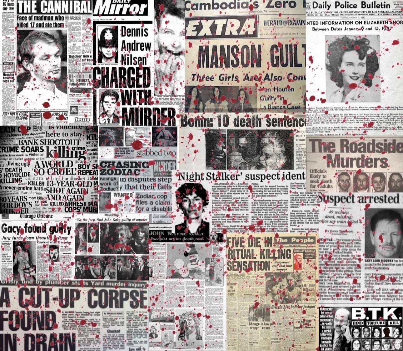 True Crime Tumbler Wrap: Newspaper Print, Ransom Note (digital Download ...