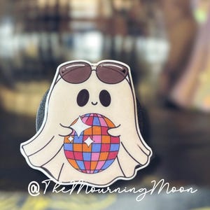 Disco ghost phone grip