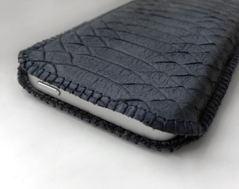 Exclusive snakeskin textured phone case, custom-made