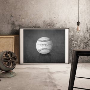 Baseball Nursery Print, Baseball Gifts for Him, Baseball Nursery Decor, Baseball Bedroom Decor, Baseball Wall Art, Personalized Baseball Art image 9