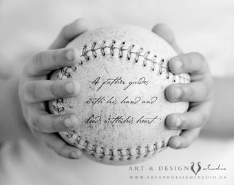 Baseball Gifts for Dad, Personalized Birthday Present for Dad, Custom Gift From Son, Gifts For Grandfather, Baseball Sports Art Print