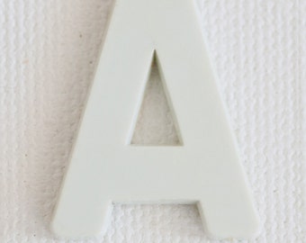 Letter A, Alphabet Art, Letter Art Print, Alphabet Photos, Photographic Art Print, Nursery Art, Baby Room Art,  White, Neutral, Calm Decor