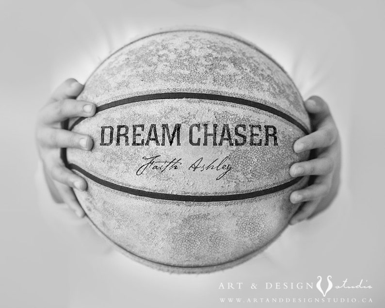 Basketball Poster Personalize Girls Name Art Girl Room Sport Etsy