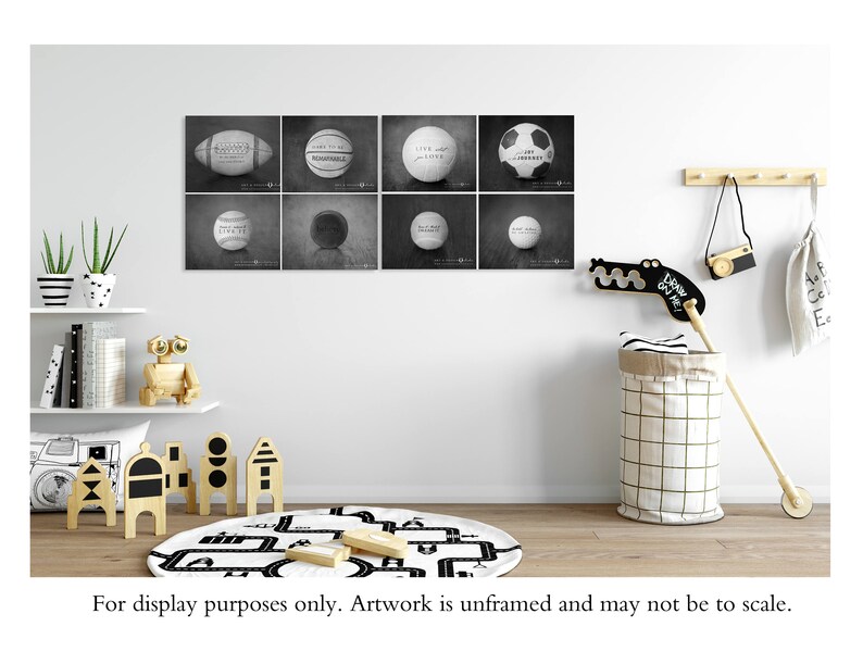 Sports Name Art Football Picture Personalized Sports Name Etsy