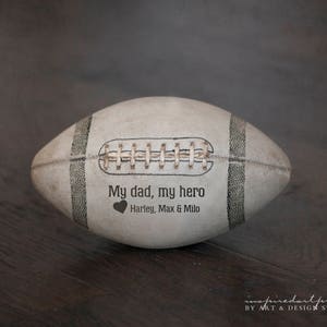 Football Gifts for Dad Fathers Day Gift from Son Birthday image 2