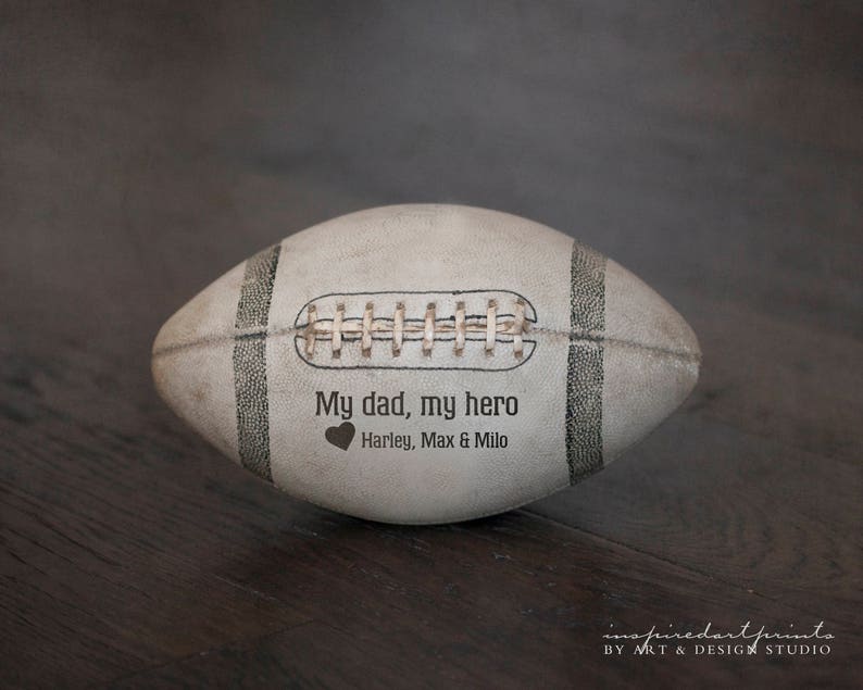 Football Gifts for Dad Fathers Day Gift from Son Birthday image 2