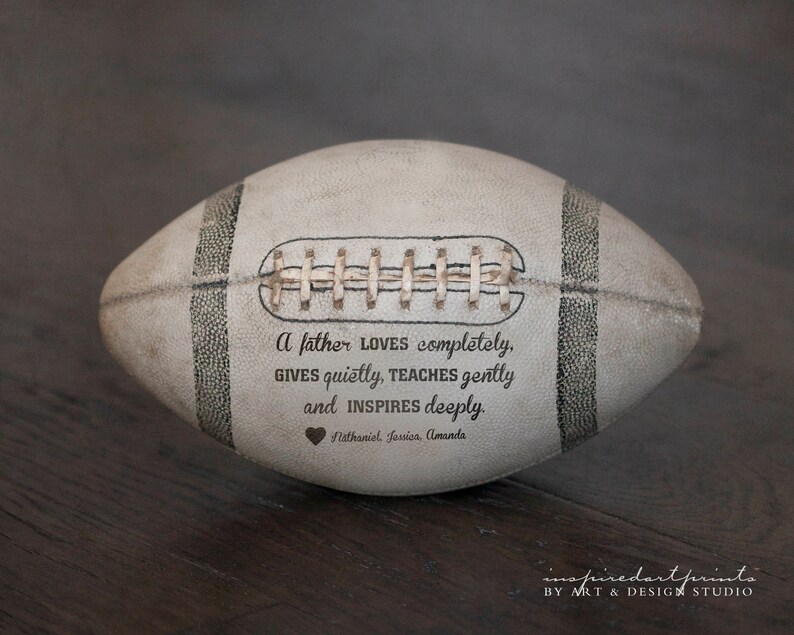 Football Gifts for Dad Fathers Day Gift from Son Birthday image 3