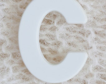 Letter C Wall Art, Nursery Letter Ideas, Alphabet Art Photos, Modern ABC Print, Alphabet Photography, Neutral Room Decor