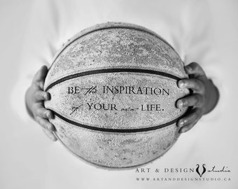 New Grad Gift, Inspirational Quote, Motivational Wall Decor, Art For Him, Basketball Print, Inspiring Prints, Positive Print, Teacher Gift