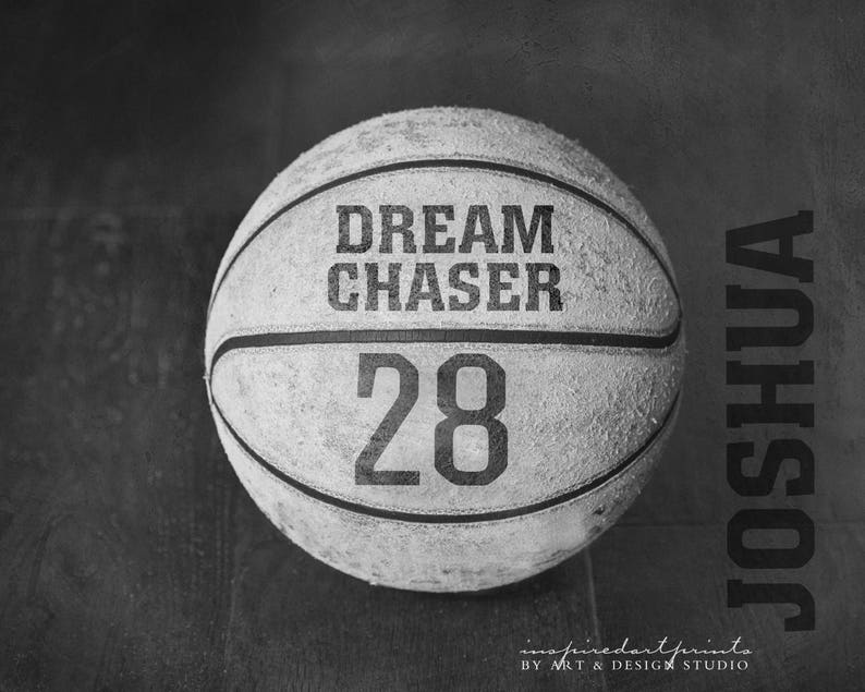 Boys Sports Prints, Boys Sports Room Decor, Basketball Personalized Name Art Print, Sports Name Decor, Sports Name Sign, Custom Sports Art image 4