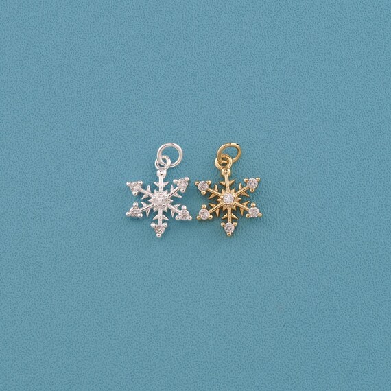 18K Gold Filled snowflake pendant,Snowflake Jewelry Gift for Her,Birthday Gift,Christmas Gift For Her, Dainty Pormise Necklace