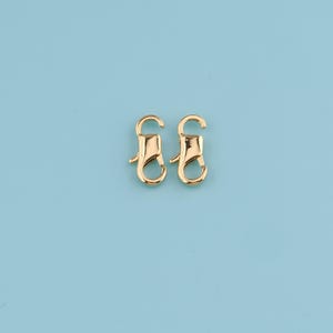 10pcs 18K Gold Filled Lobster Clasp,Claw Clasp,Necklace Clasp, Jewelry Clasp, Bracelet Clasp DIY Jewelry Making Supplies
