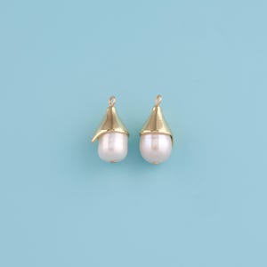 18K Gold Filled  Pearl Pendant,Bridal Necklace ,Minimalist Wedding Jewelry Gift for her Bridesmaid Jewelry,DIY Jewelry Making Supply