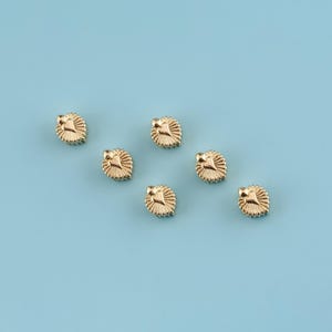 18K Gold Filled Heart Spacer Bead,CZ Micro Pave Heart Charm Bracelet Necklace,Bracelet Bead, Love Beads,large hole beads,DIY Jewelry