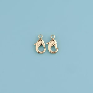10pcs 18K Gold Filled Lobster Clasp,Claw Clasp,Necklace Clasp, Jewelry Clasp, Bracelet Clasp DIY Jewelry Making Supplies