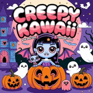 Creepy Kawaii Coloring Book