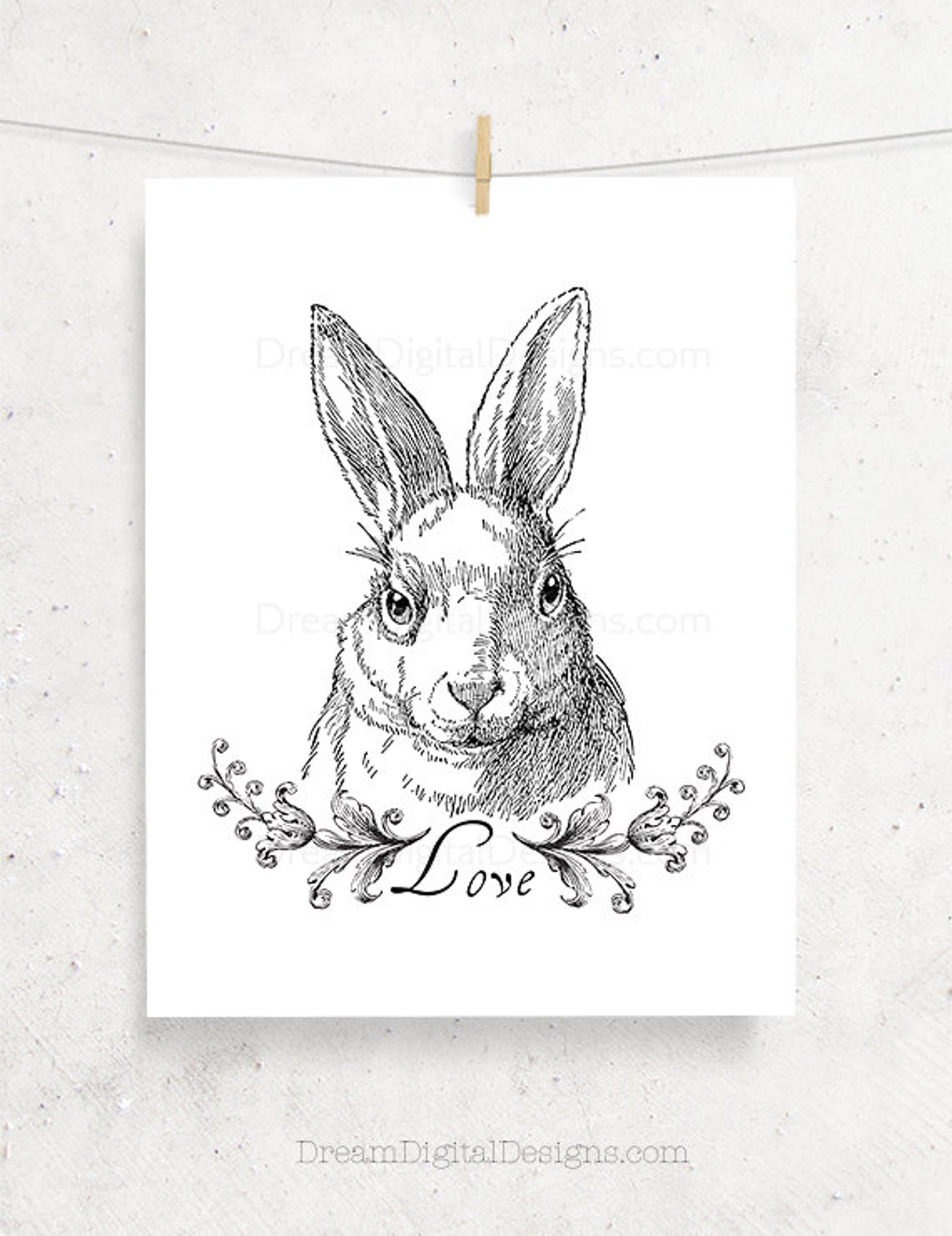 Bunny Love Printable Art Instant Download Nursery Art Wall Etsy bunny-love-printable-art-instant-download-nursery-art-wall-etsy
