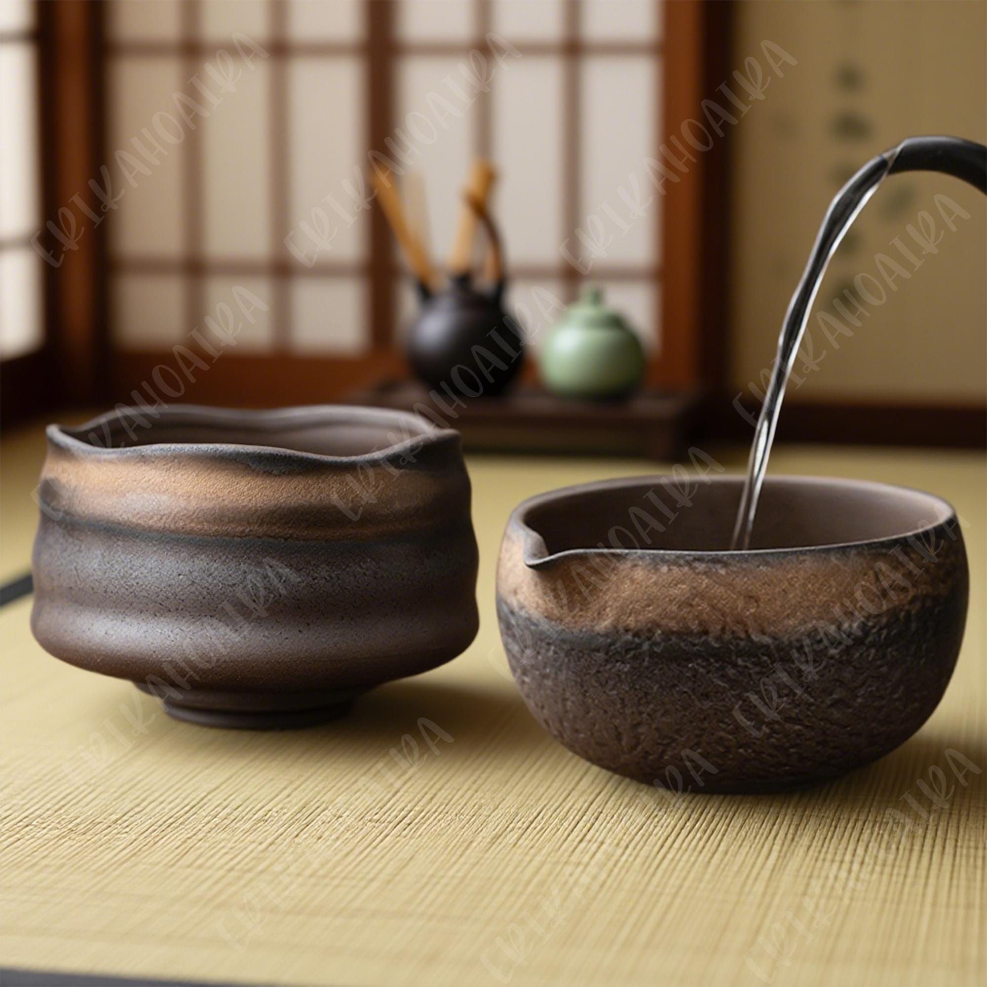 Katakuchi Matcha Bowl Handmade - Etsy