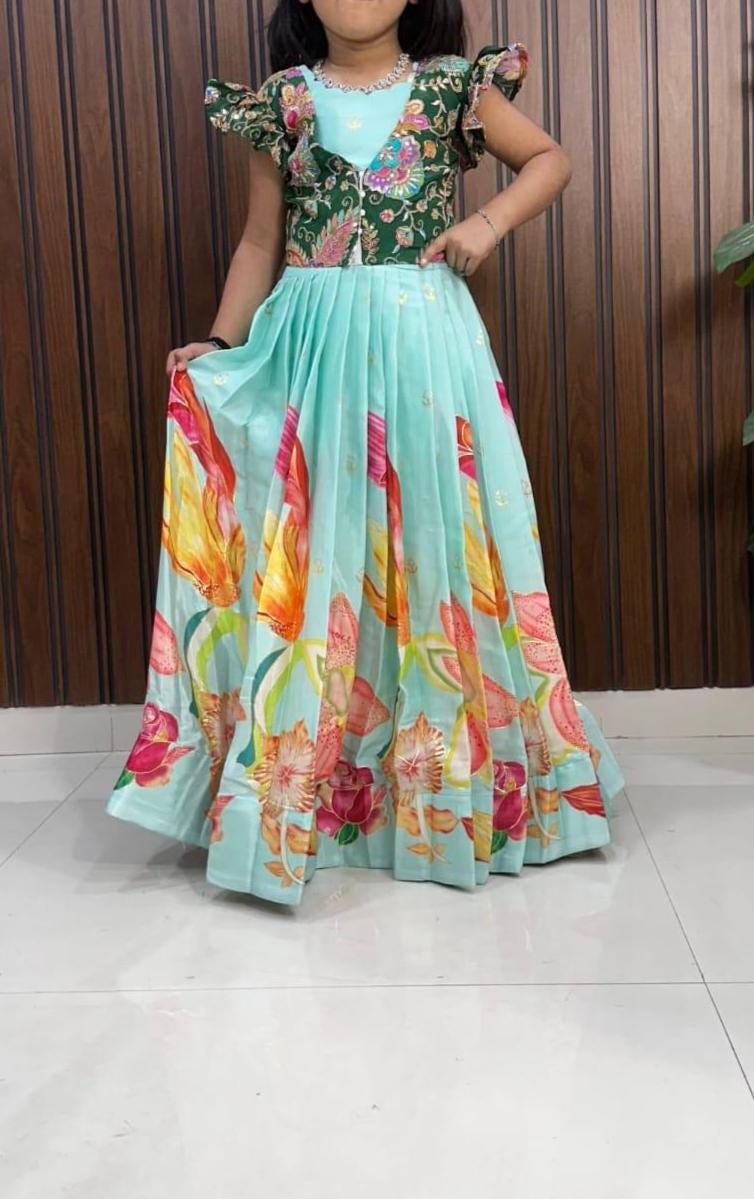 slim fit dress slacks South Indian style narayan pattu lehenga set  KVS FASHION BOUTIQUE