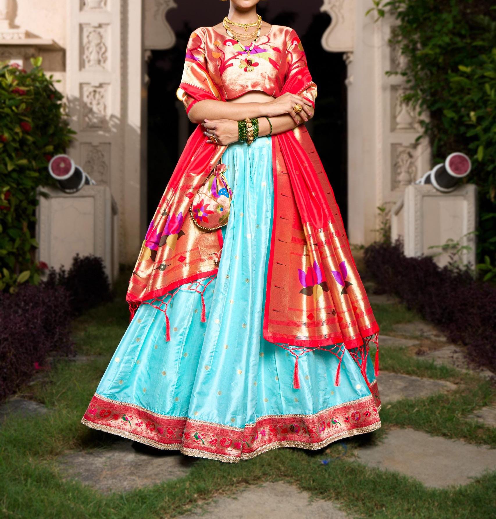 Paithani Dress - Etsy